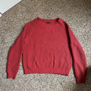 Dark rust colored sweater